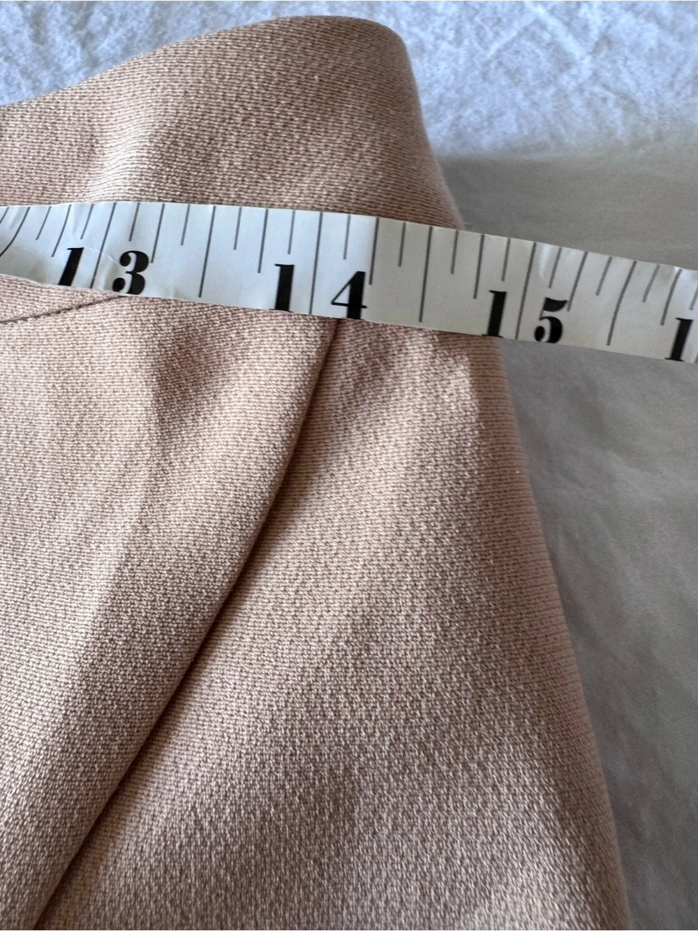 Tobi High-Waist Blush Beige Shorts